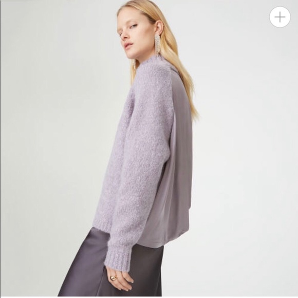 Beautiful Club Monaco pastel lavender sweater - Picture 4 of 9